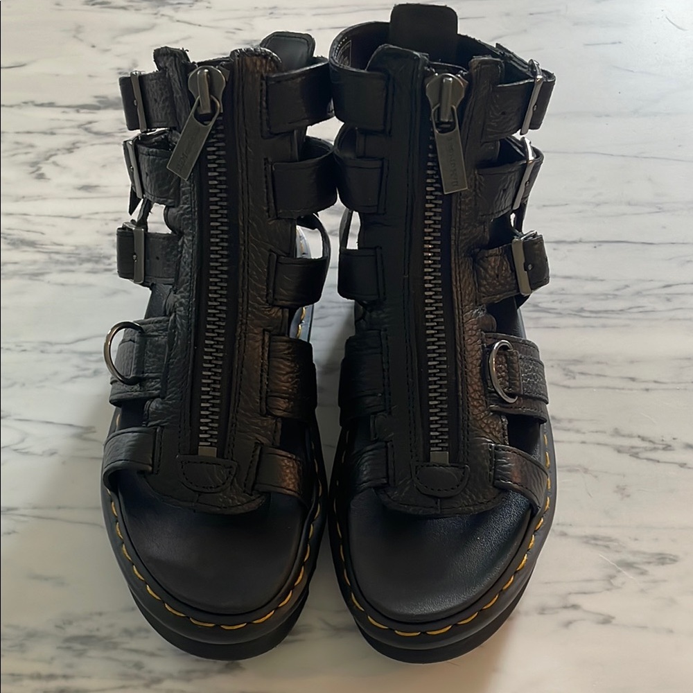 Dr. Martens Black Platform Sandals